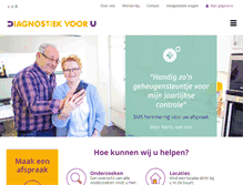 Tablet Screenshot of diagnostiekvooru.nl